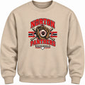 Norton Panthers baseball design on a sand crewneck sweatshirt