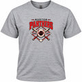 Norton Panthers baseball Home Run design on a heather gray T-shirt